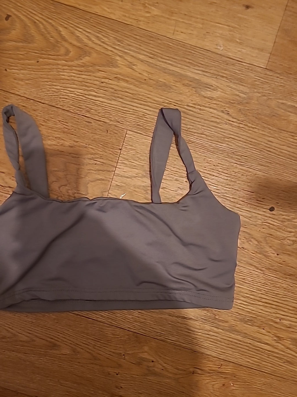 Ladies Shein Size Large Grey Boob Tube Top