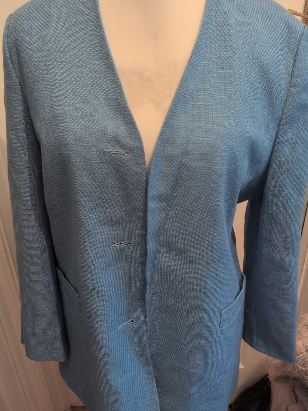 The Edinburgh Collection XL Blue Lined Blazer