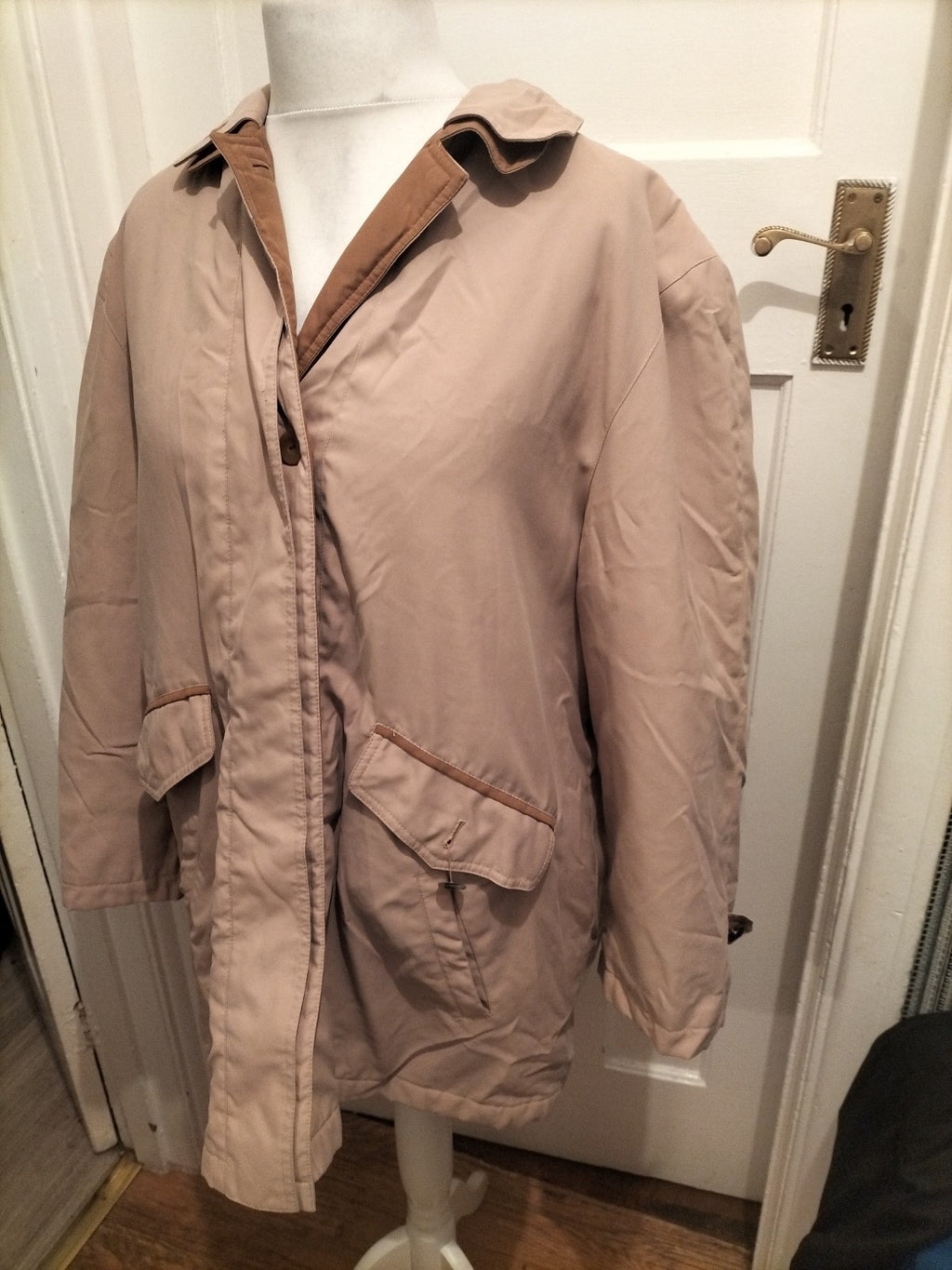 Ladies Holmewood Size 16 Camel Lined Jacket