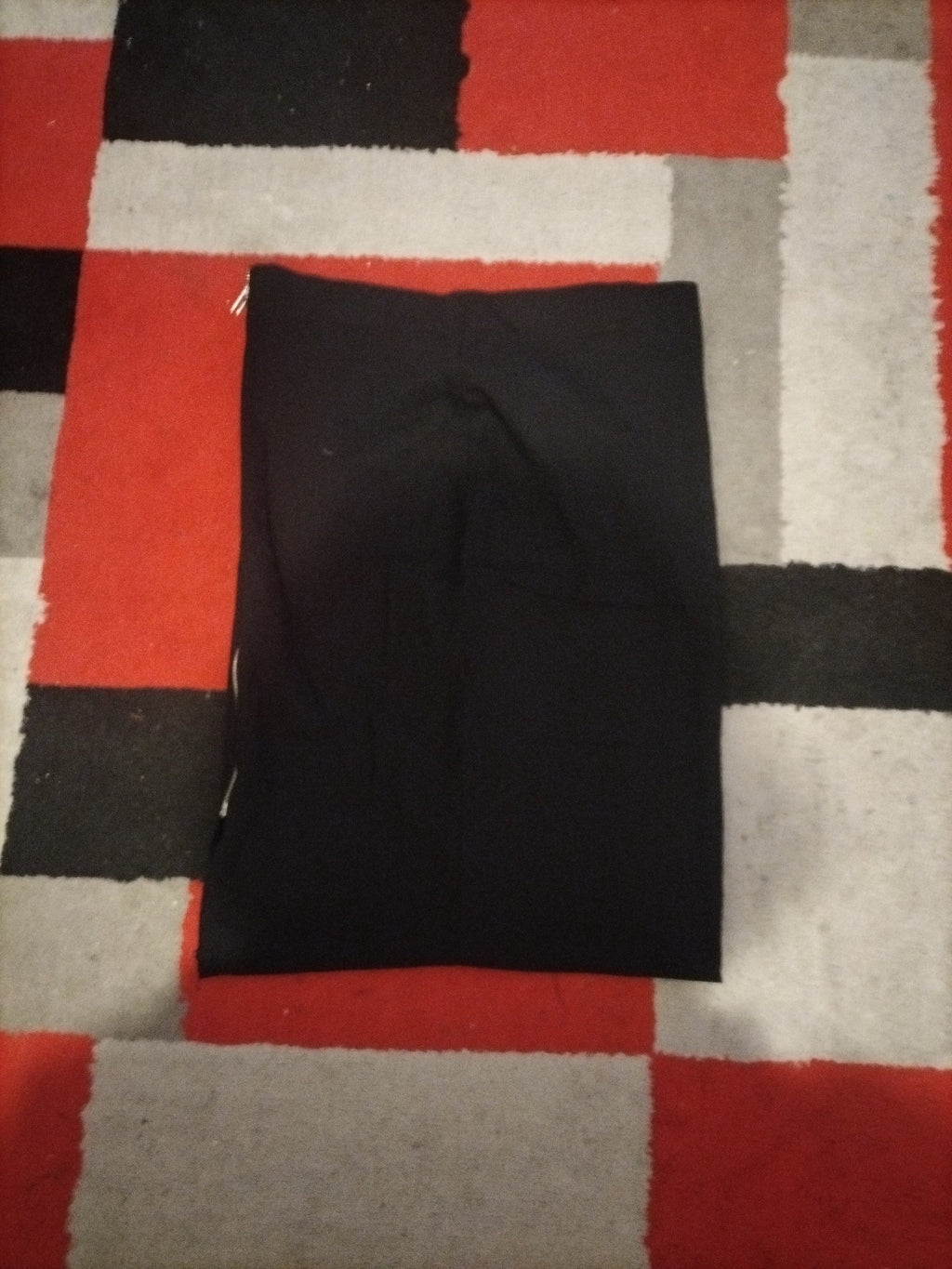 Ladies Primark Size 14 Black Side Zip Pencil Skirt