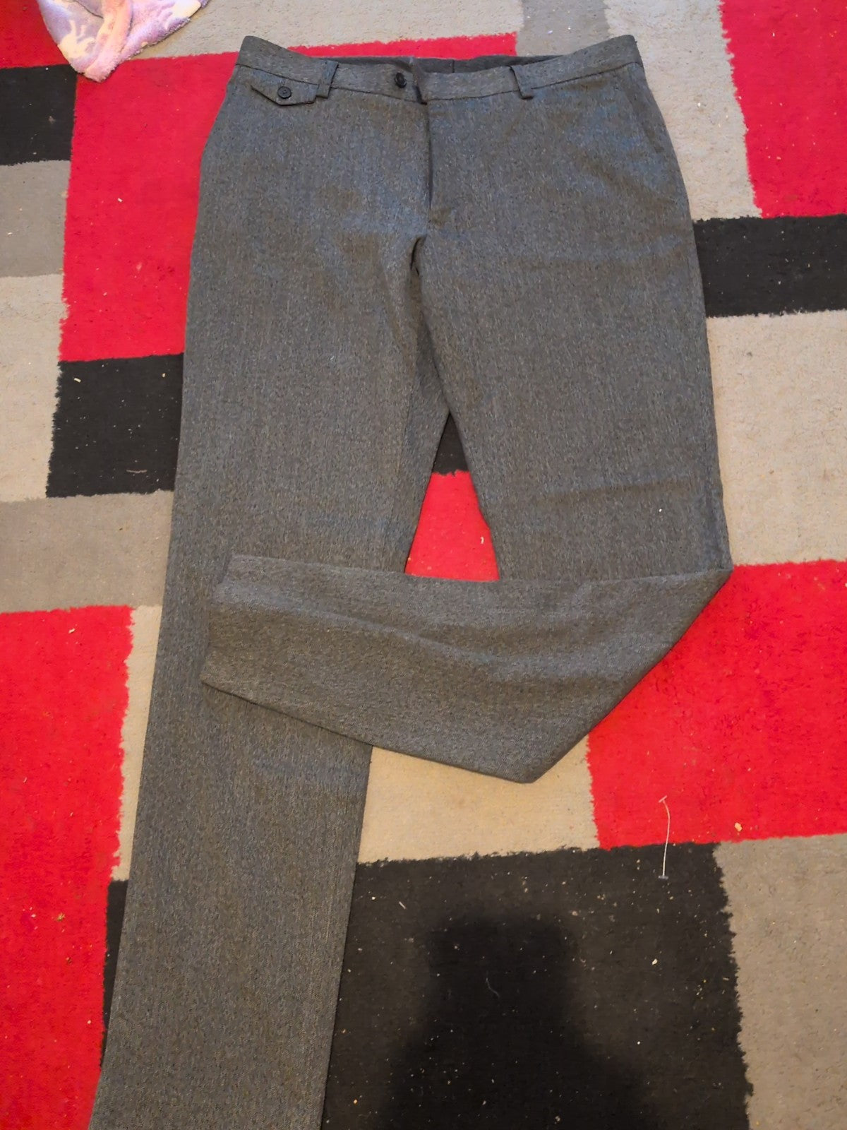 Next 34/33 Grey Trousers Smart