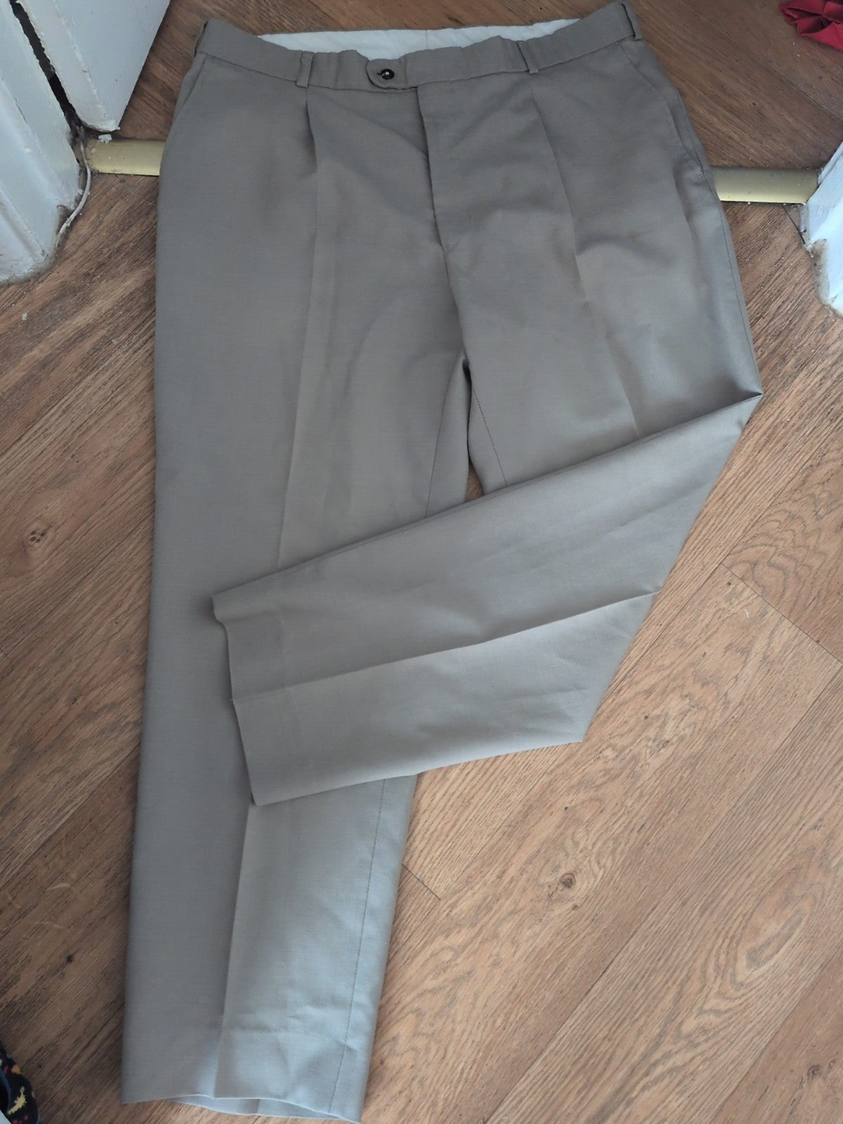 Burton 38" Flax Colour Smart Trousers
