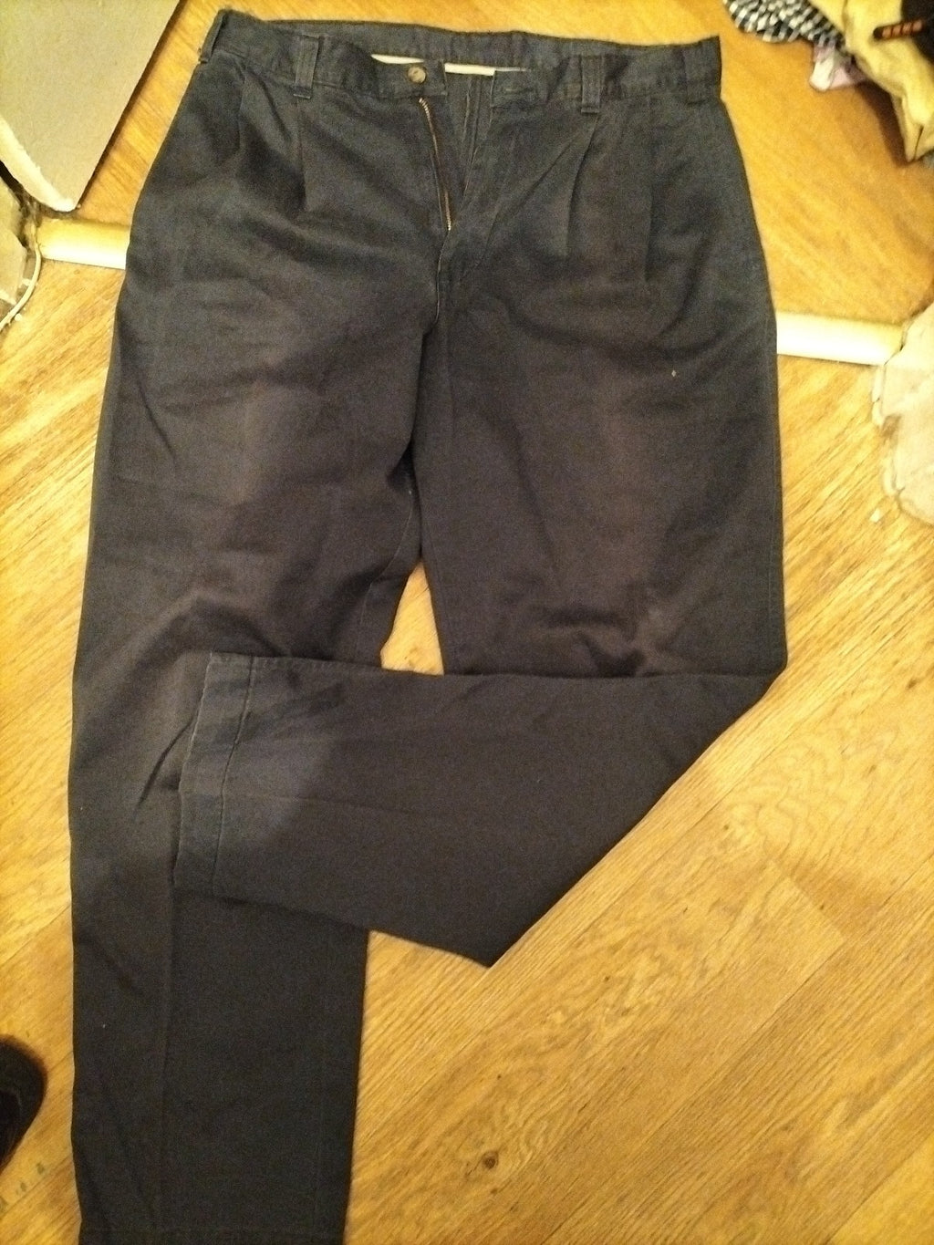 Marks And Spencer St Micheal Medium Navy 34/31 Chino