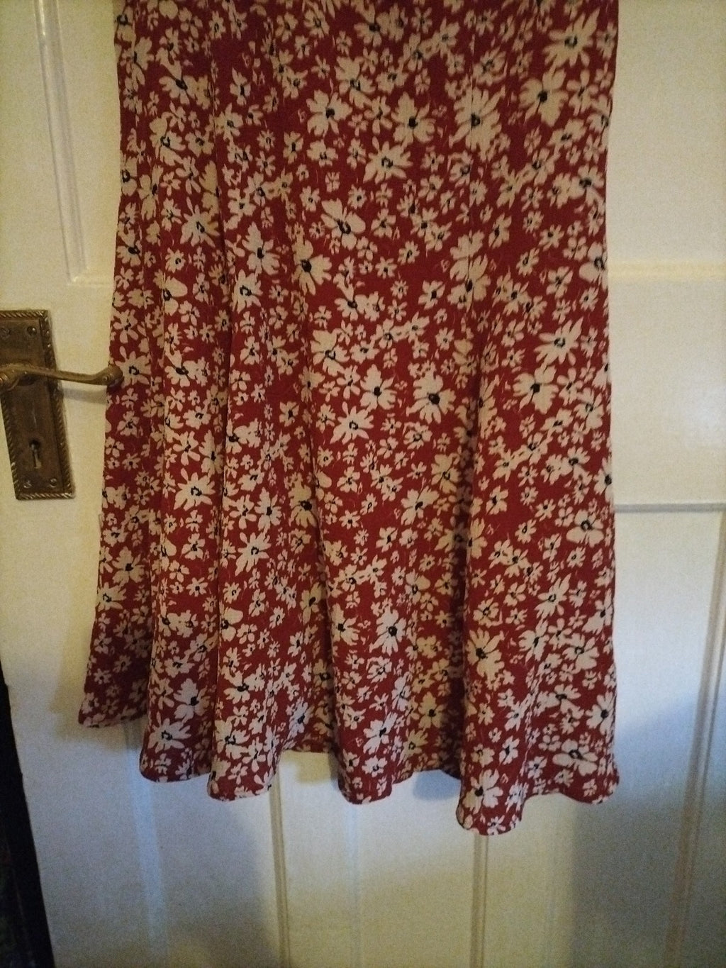 Ladies Sweewë Size Small Red/white Floral Sleeveless Dress