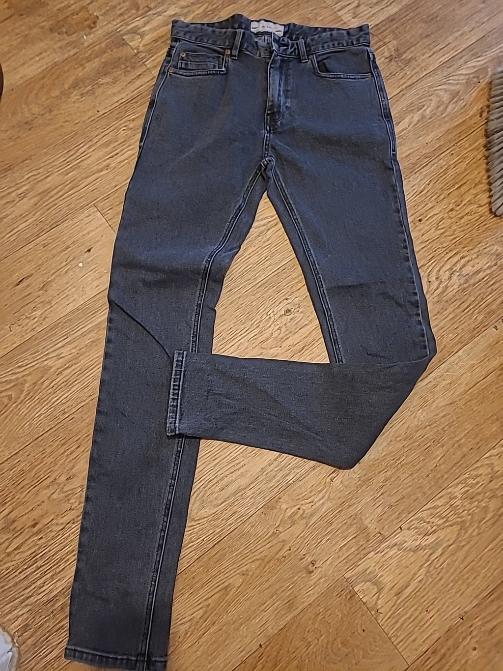Mens Next Size 28L Grey Skinny Jeans