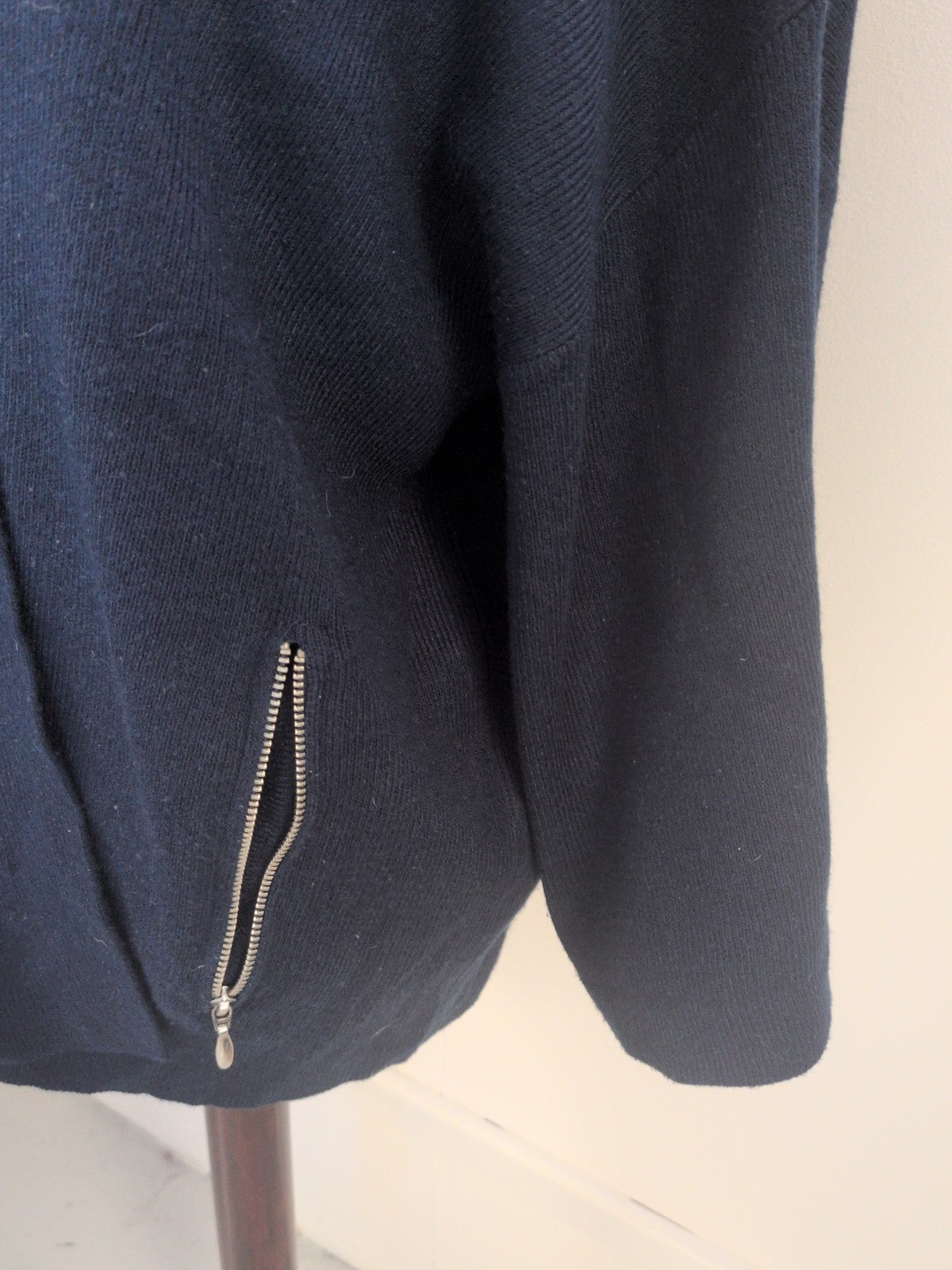 Tu Woman 18 Navy Long Sleeve Open Blouse Cardigan