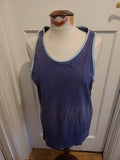 Mens Size Small Purple Sleeveless Pyjama Top