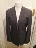 Mens Taylor&Wright Size 38" Dark Grey Padded Lined Suit Jacket