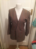 34" Multicoloured Check Blazer