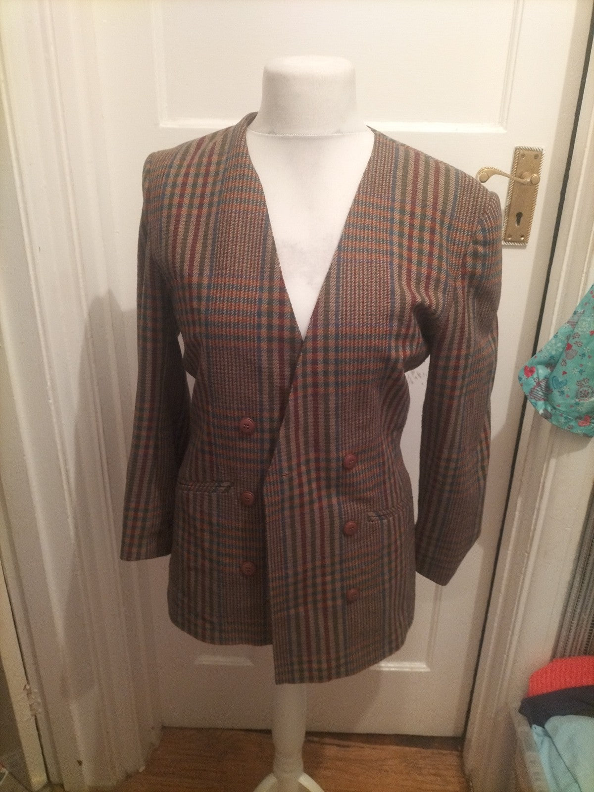 34" Multicoloured Check Blazer