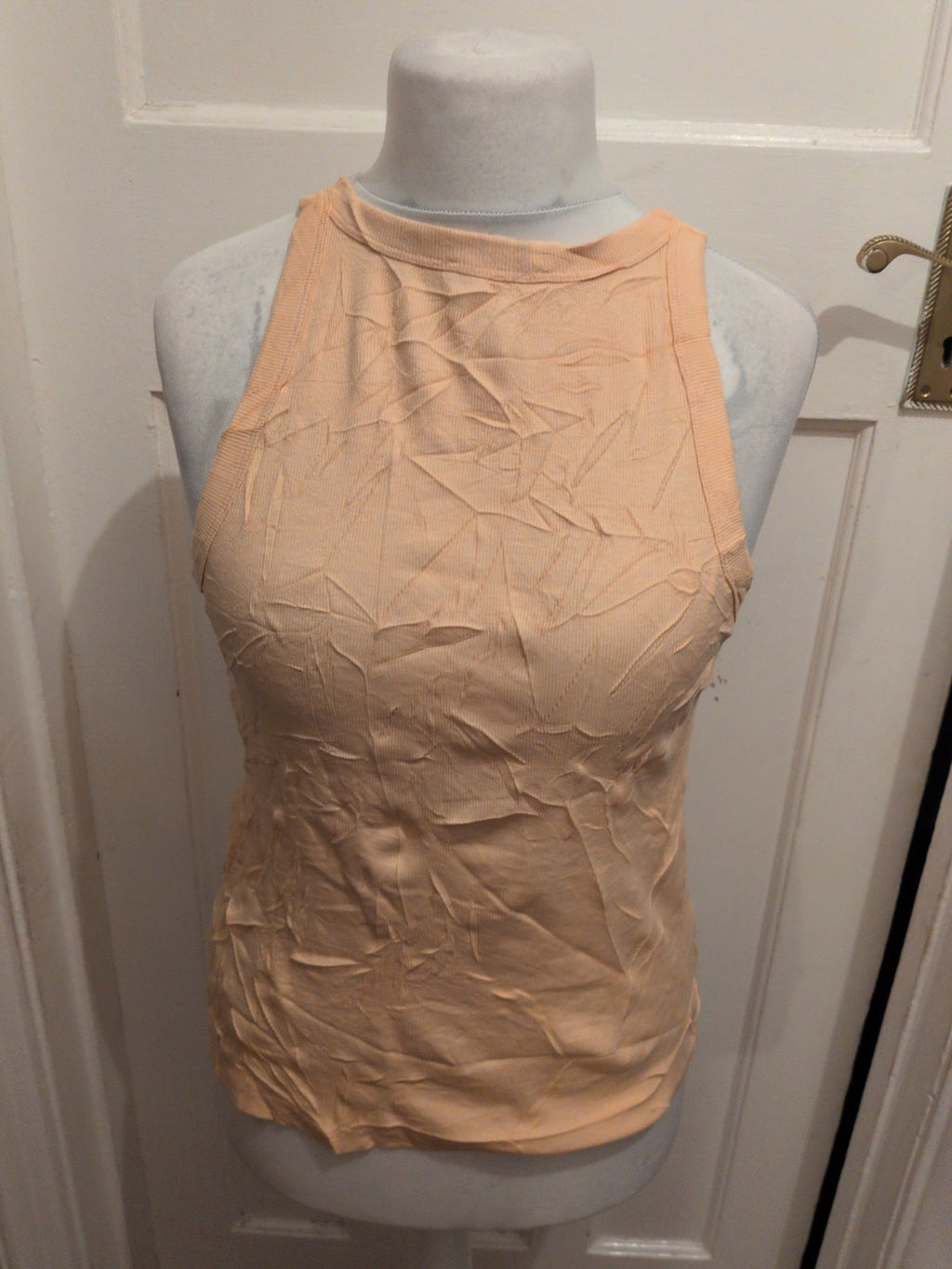 Primark XL Pale Orange Sleeveless T-shirt