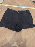 Primark 14-16 Navy Elasticated Sleep Shorts Elasticated