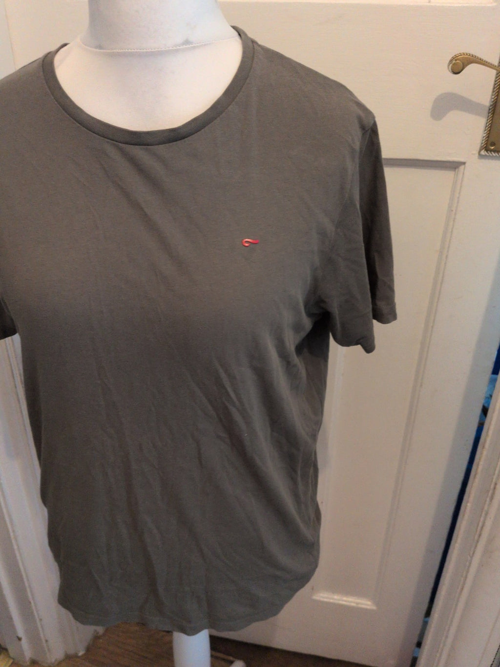 Mens Farah Medium Khaki Short Sleeve Pyjama Top