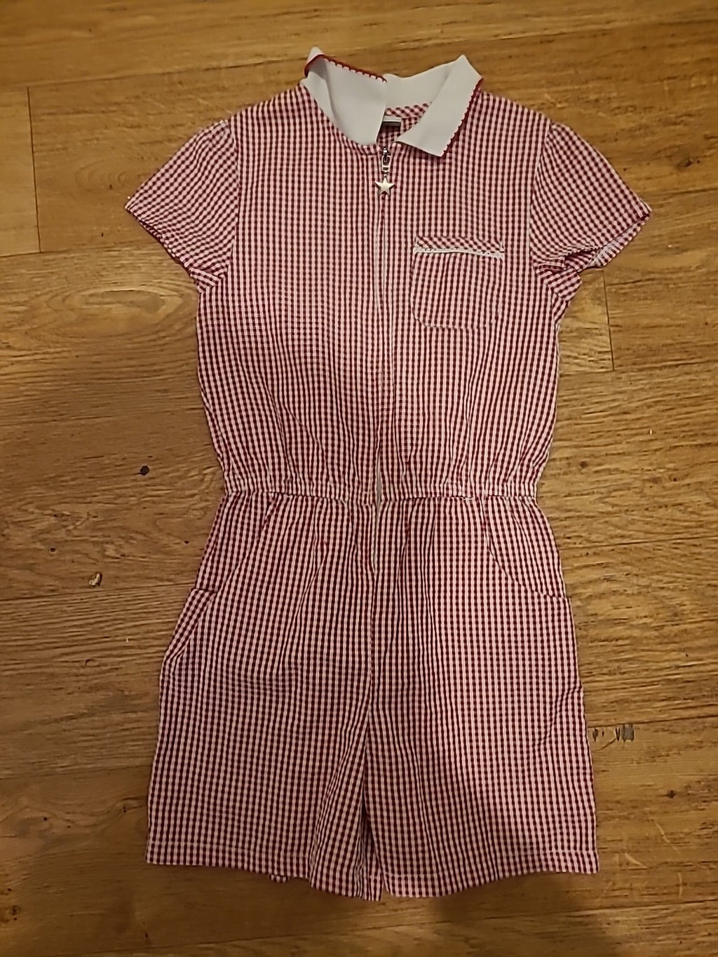 Girls Tu Age 7 Years Red Check Uniform