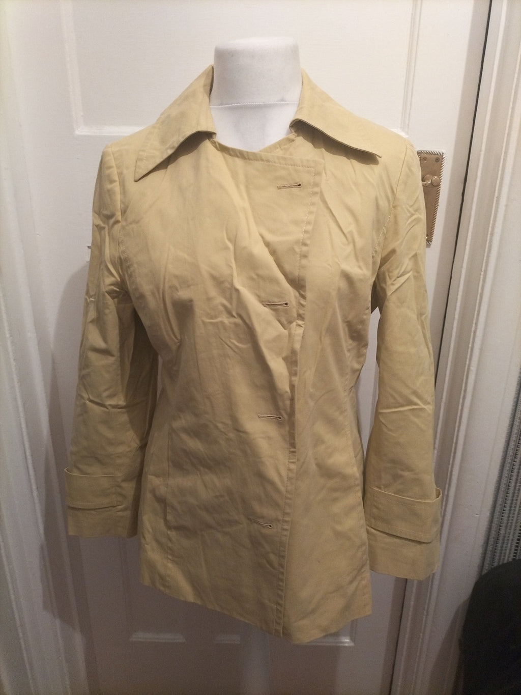 Ladies Per Una Size 16 Lemon Lined Blazer