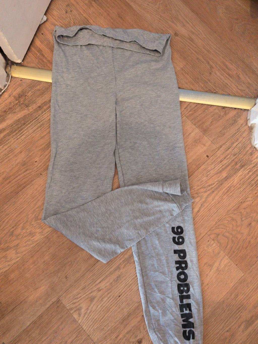 13-14 Years Grey Elasticated Leggings