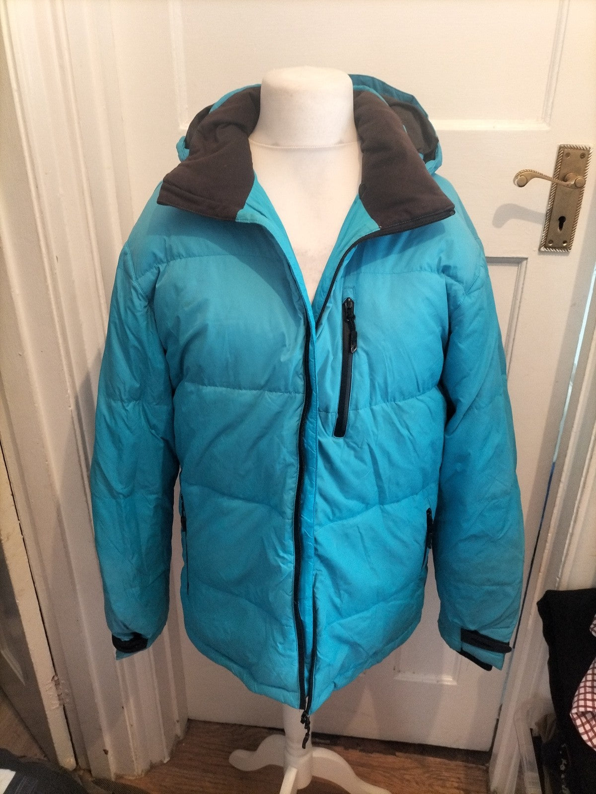 Trespass Large Blue Puffer Coat Weatherproof
