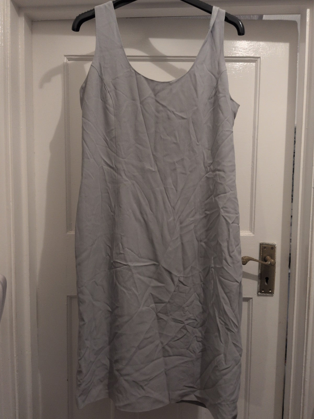 Gerard Darel EU 42 Grey Lined Sleeveless Dress