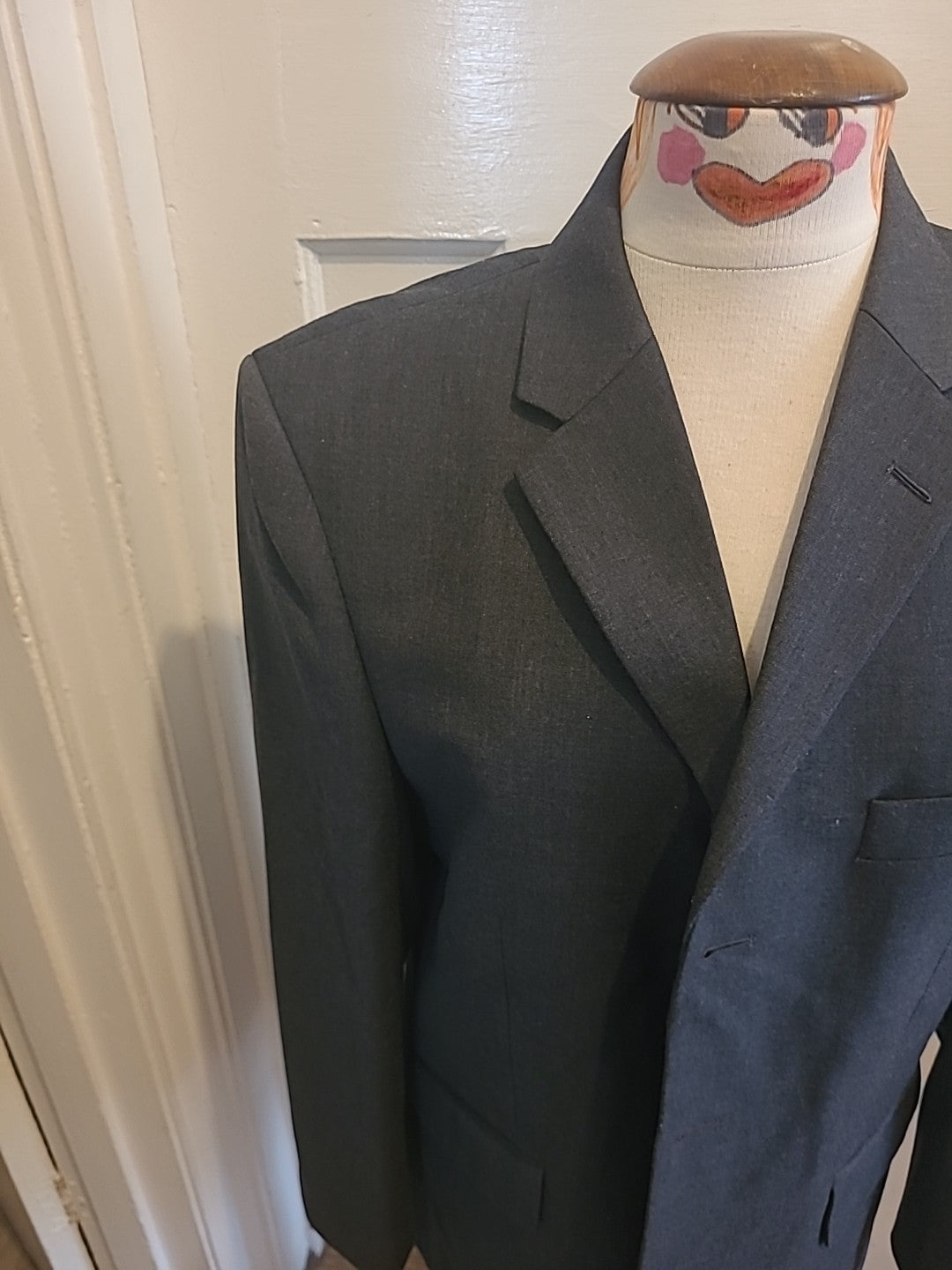 Mens Burton Size 40" Grey Lined Padded Jacket