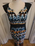 Ladies London Times Size 10 V Cut Sleeveless Dress