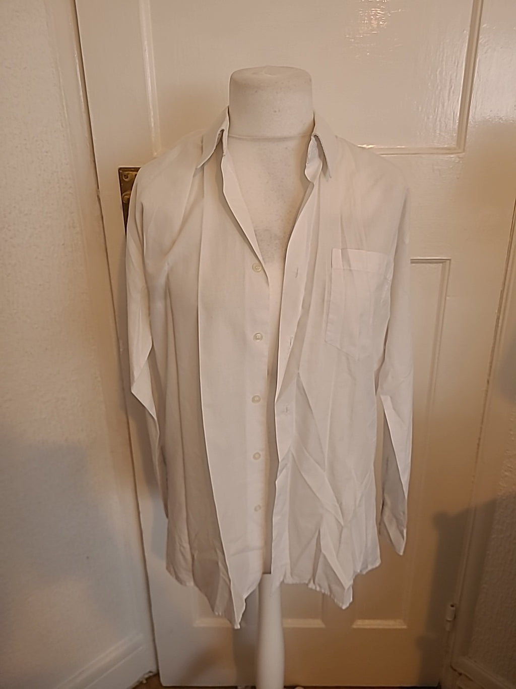 Mens Invicta Size Large White Shirt Long Sleeve