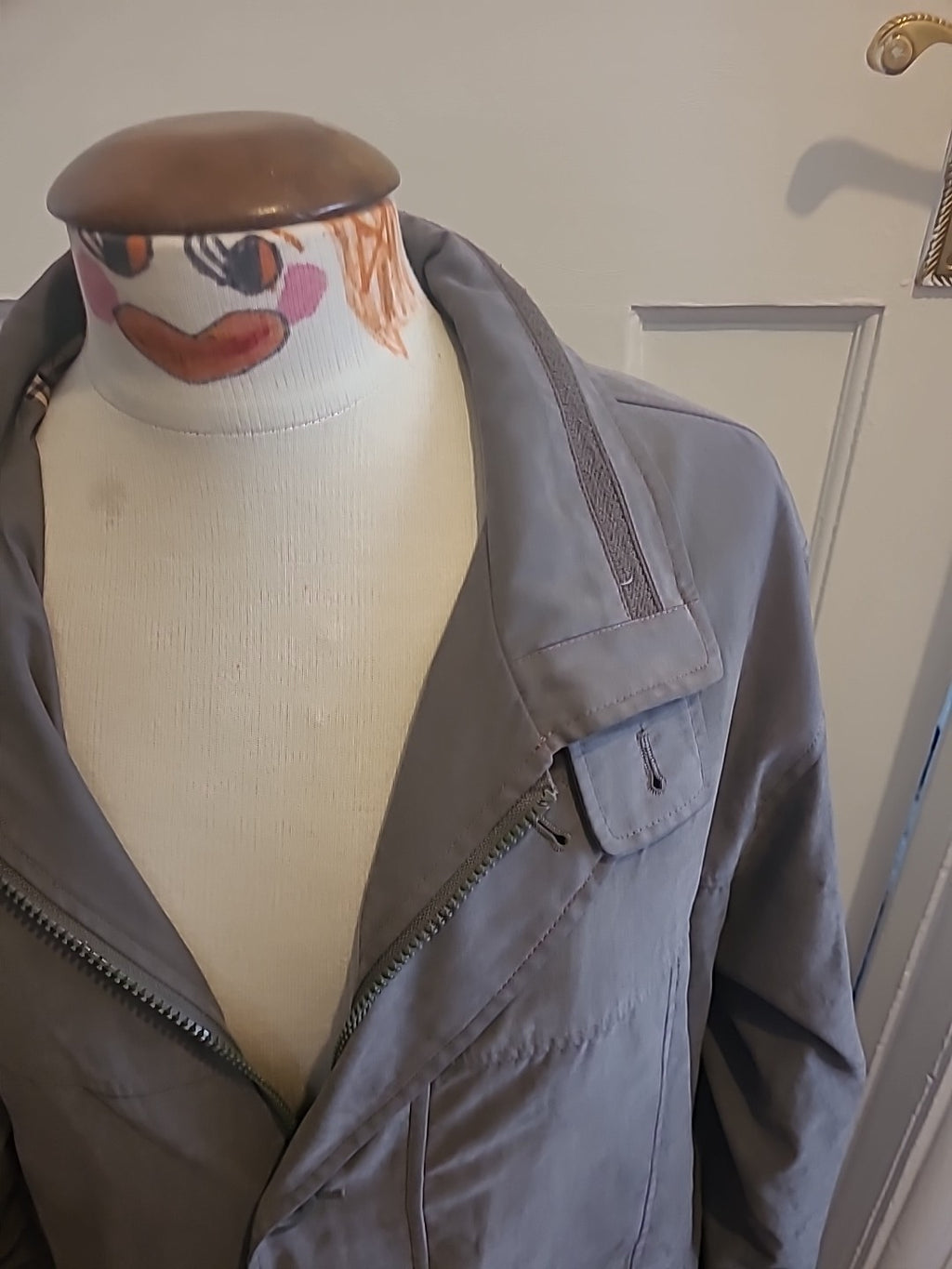 Mens Kingston Medium Grey Long Sleeve Coat