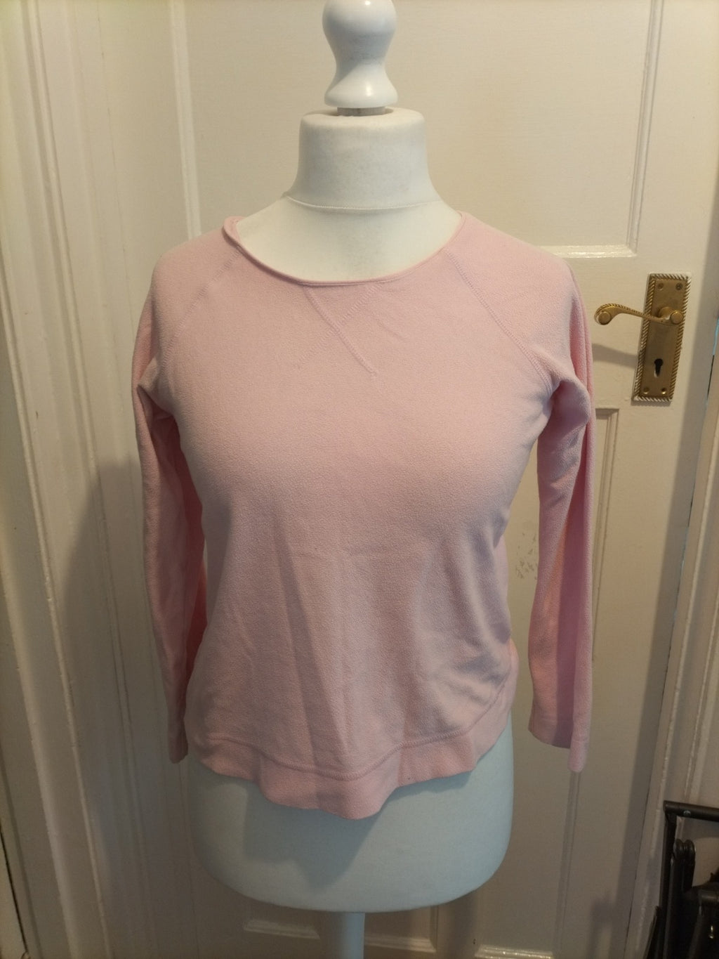 Ladies Pj Top Pale Pink Size 10-12 Evie