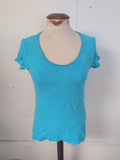 Ladies Primark Size 12 Blue My Stretch Tee Short Sleeve