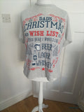 Mens George Size XL Grey Christmas Beer Tshirt
