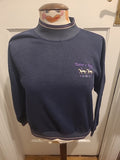 Mens Monter À Cheval One Size Navy Pullover Jumper