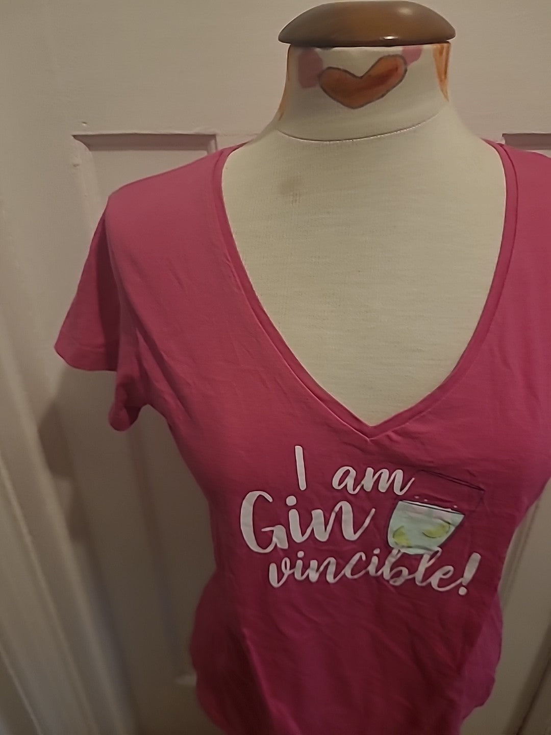 Ladies Mountain Warehouse Size 12 Pink Gin Design Tshirt