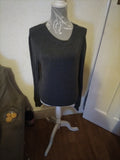 Mens H+M Small Regular Grey Polo