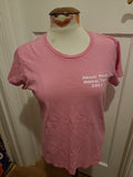 Ladies Gildan Size Large Pink Thorpe Park Medical Team Tshirt