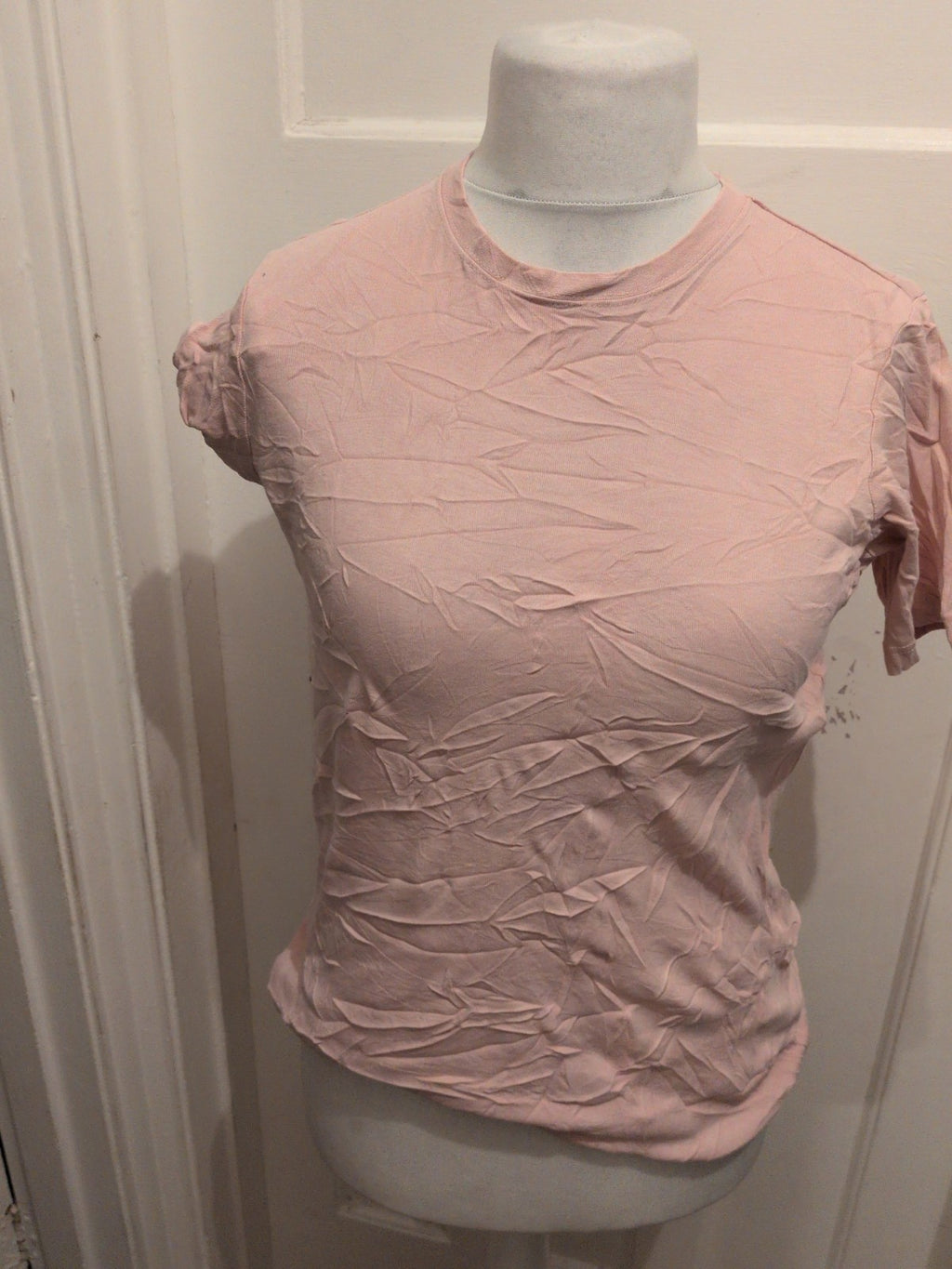 Cotton Traders Medium Pink Short Sleeve Ladies T-shirt
