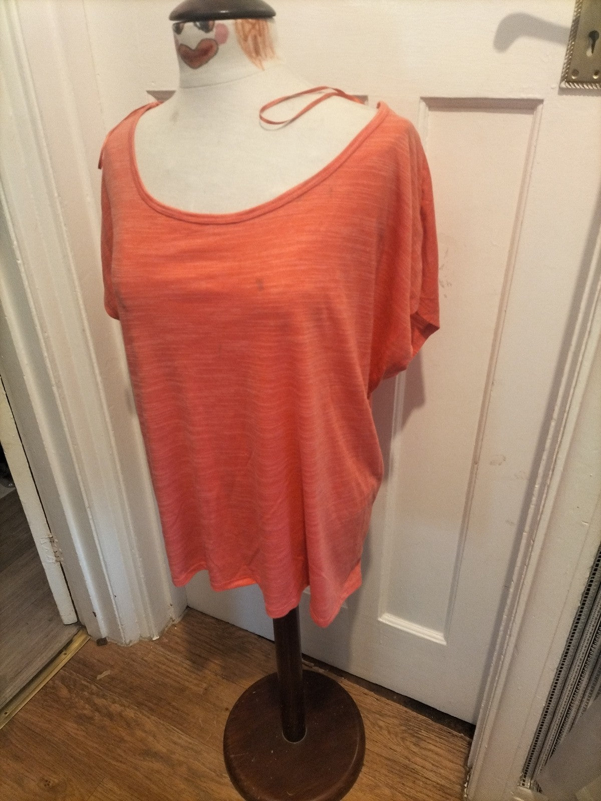 Ladies Souluxe Size XL Coral Short Sleeved Tshirt(Mark On Front)
