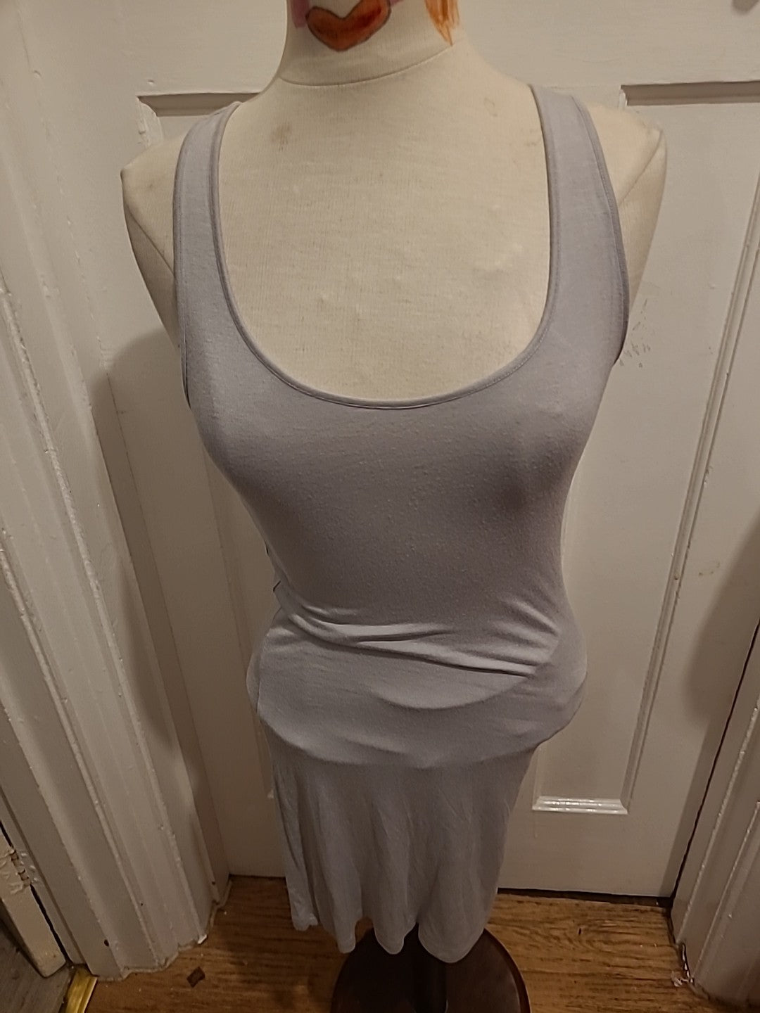 Ladies Vero Moda Size Small Grey Sleeveless Pencil Dress