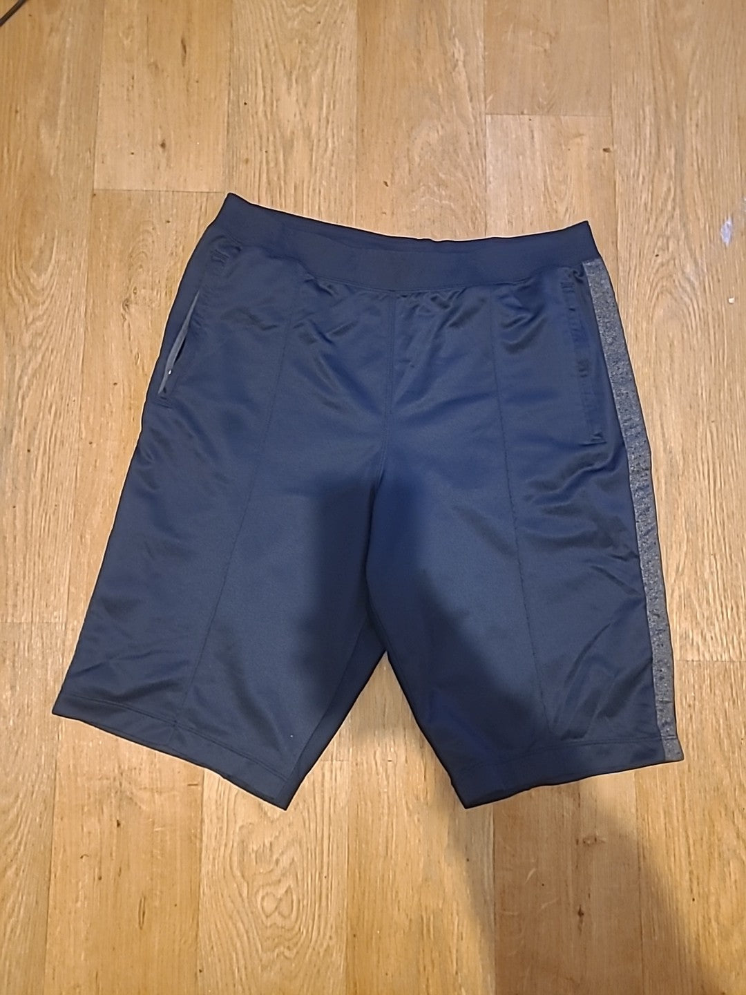 Mens XL Shorts Navy Elasticated Athletic