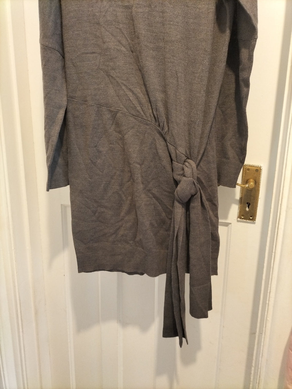 Ladies Papaya Size 10 Grey Long Sleeved Lightweight Jumper Dress