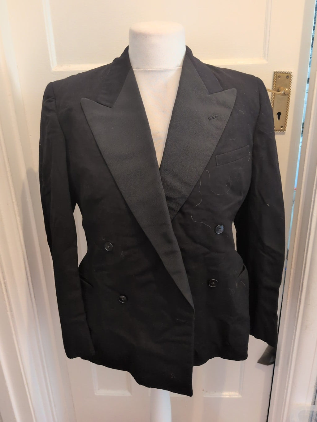 Mens John Collier Size Large Black Suit Jacket