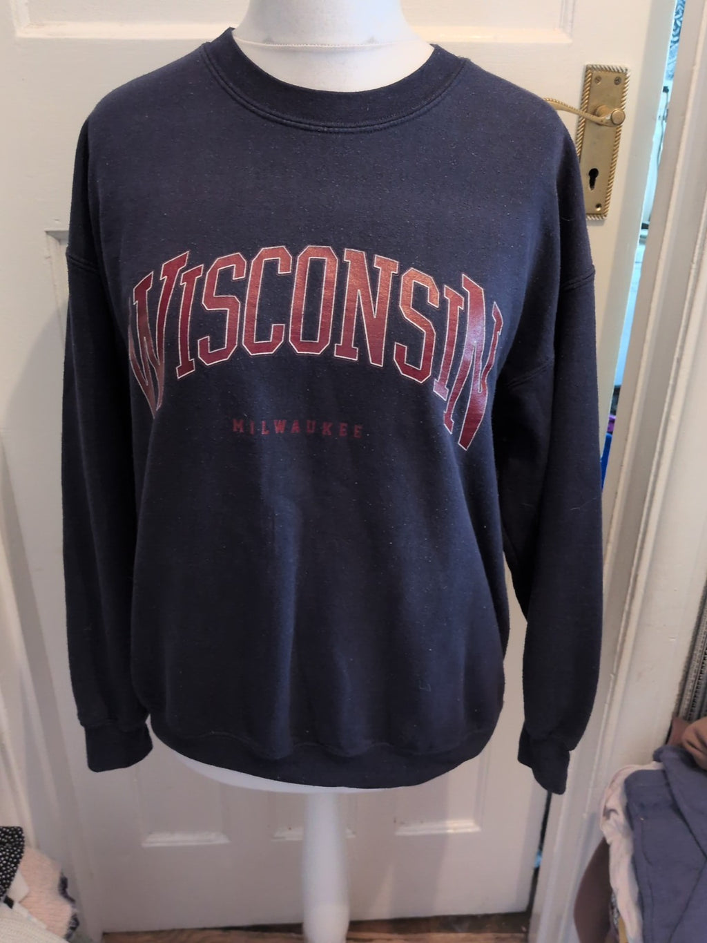 Missguided Medium Navy Winconsin Jumper
