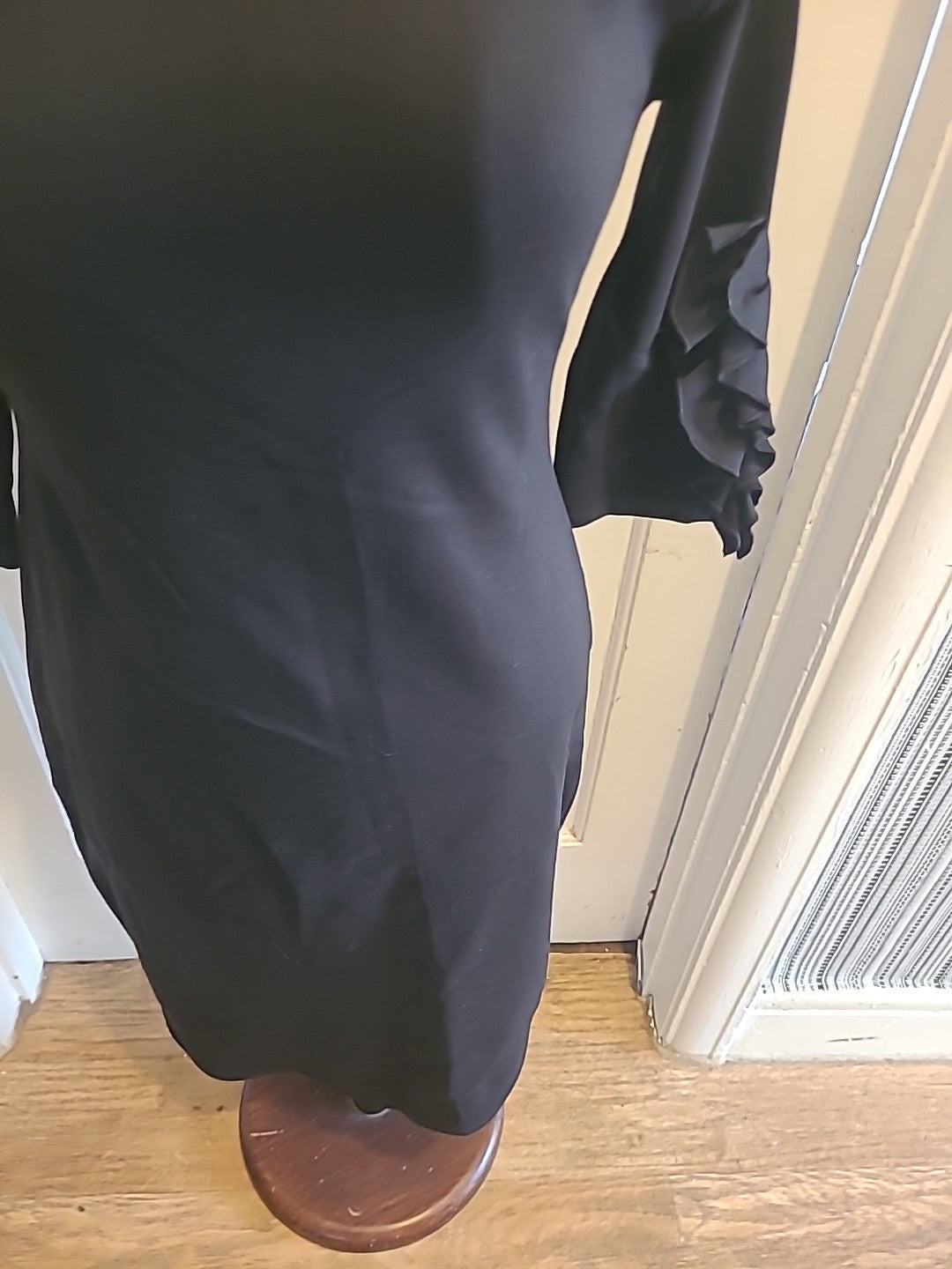 Ladies Black Dress Size Med Find 3/4 Sleeve