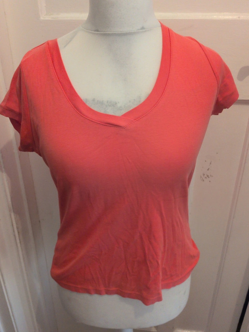 Tu 14 100% Cotton Pink V Neck Blouse T-shirt