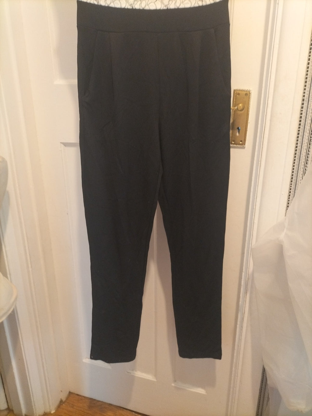 Ladies Ashley Brooke Size 8 Black/White Jumpsuit