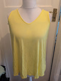 George 18 Yellow Sleeveless T-shirt