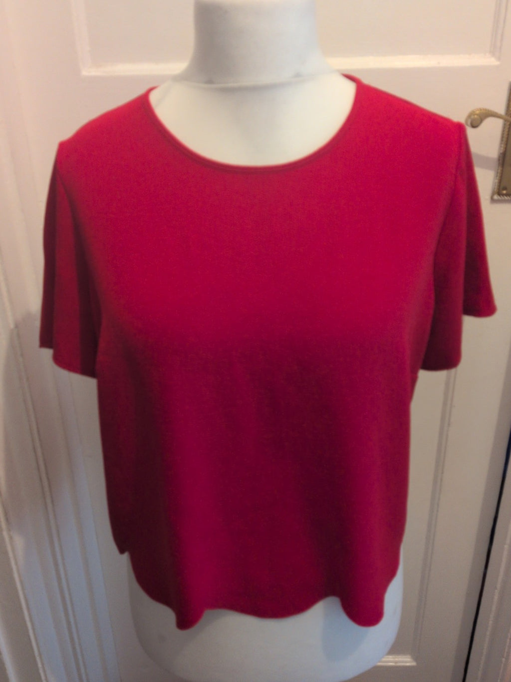 George 18 Red Short Sleeve Blouse