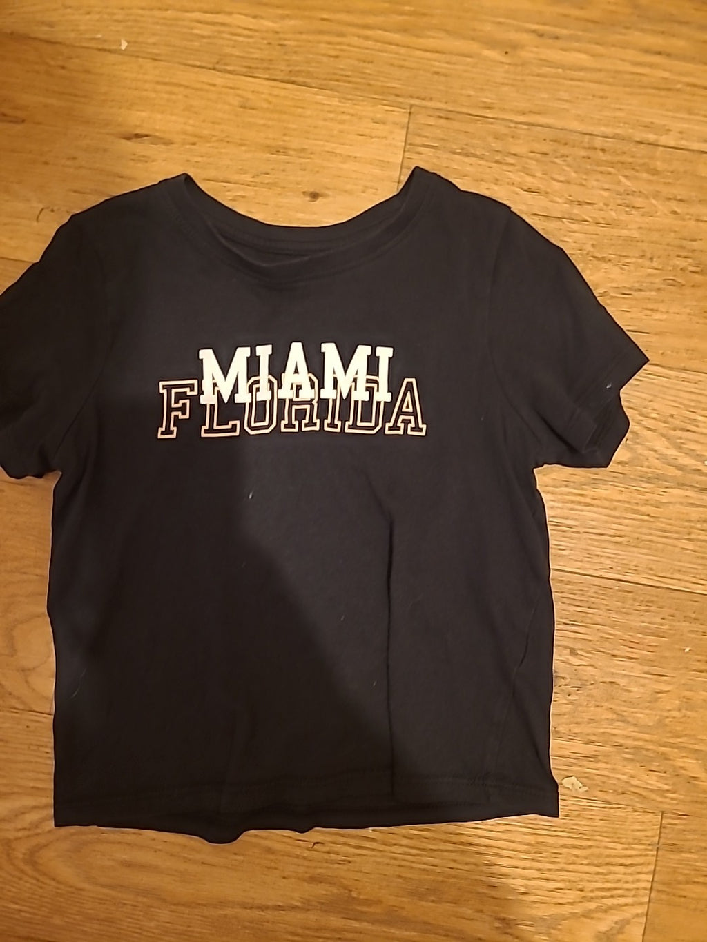 Girls Primark Age 7-8 Years Miami Florida Tshirt
