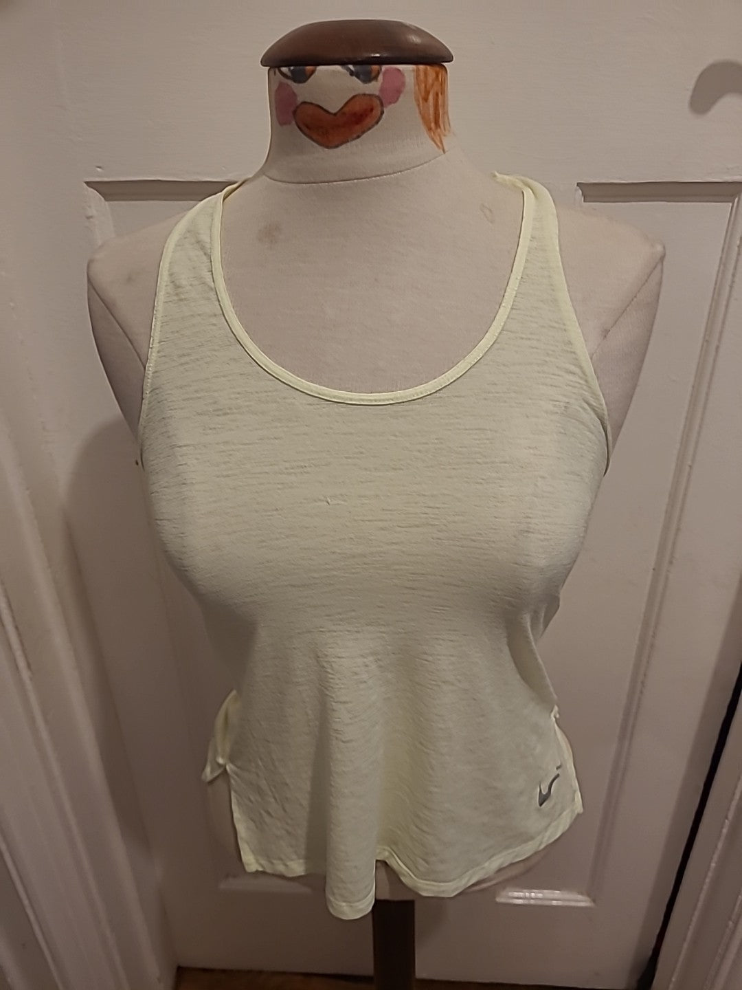 Ladies Nike Size XS Lime Racer Back Tank Vest Top