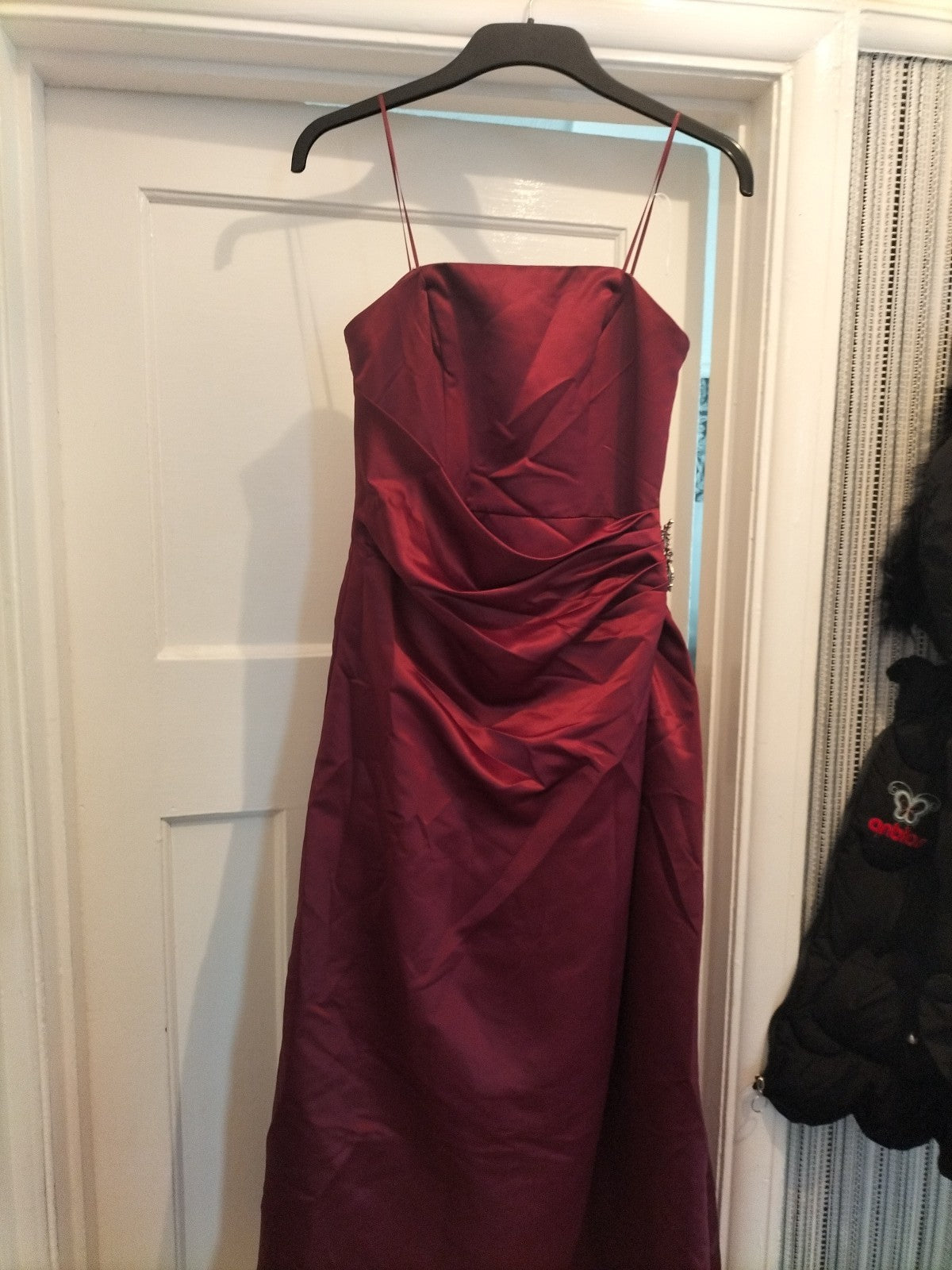 Ladies Wedding Collection Size 10 Purple Sleeveless Strapless Lined Dress