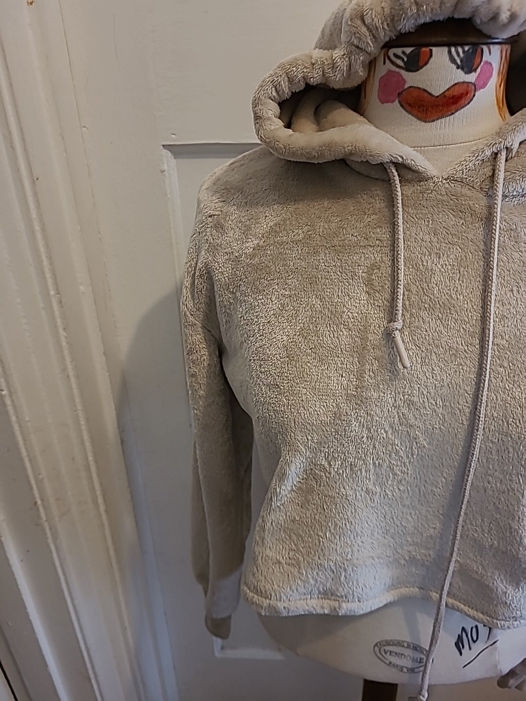 Ladies Bershka Size Small Beige Long Sleeved Jumper