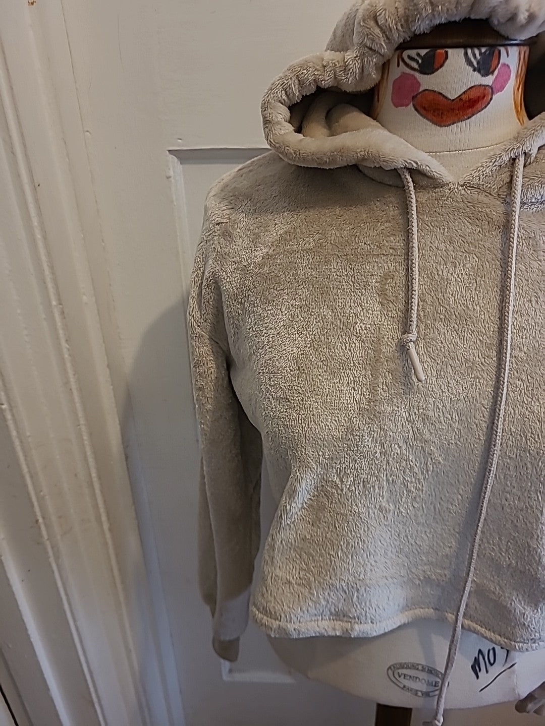 Ladies Bershka Size Small Beige Long Sleeved Jumper
